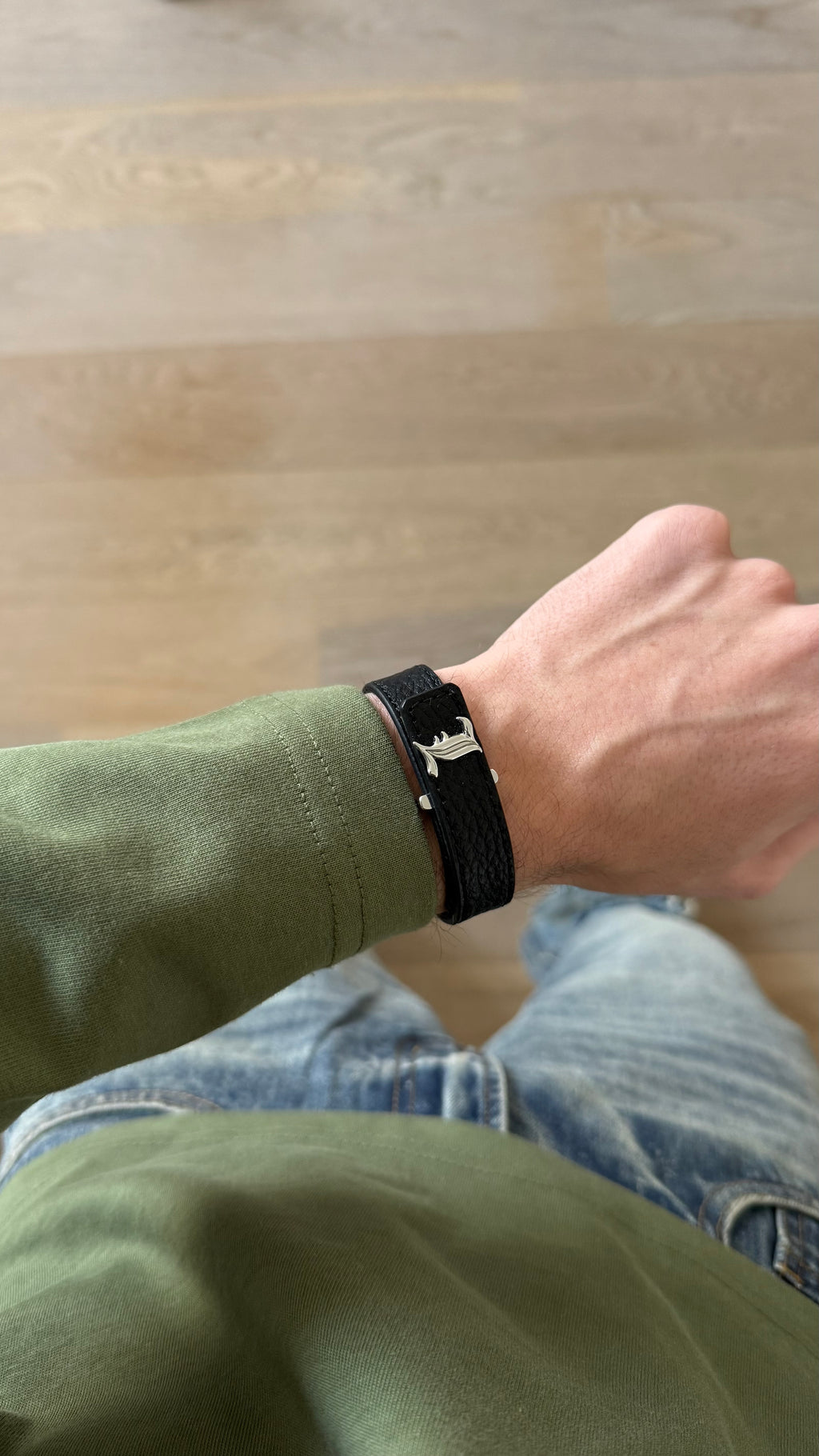 Leather bracelet