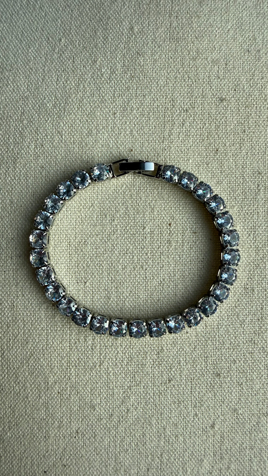 Small tennis bracelet