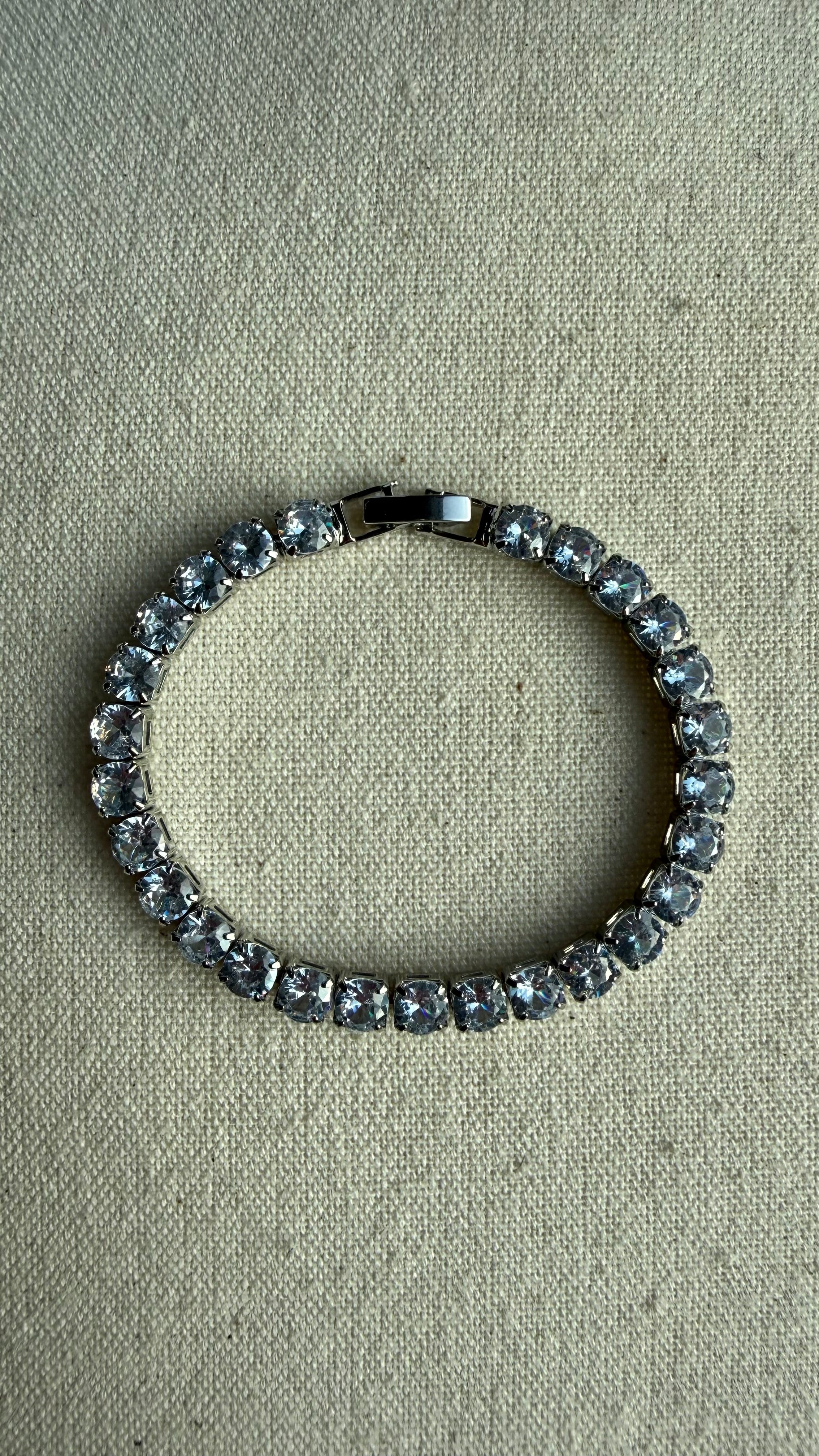 Small tennis bracelet