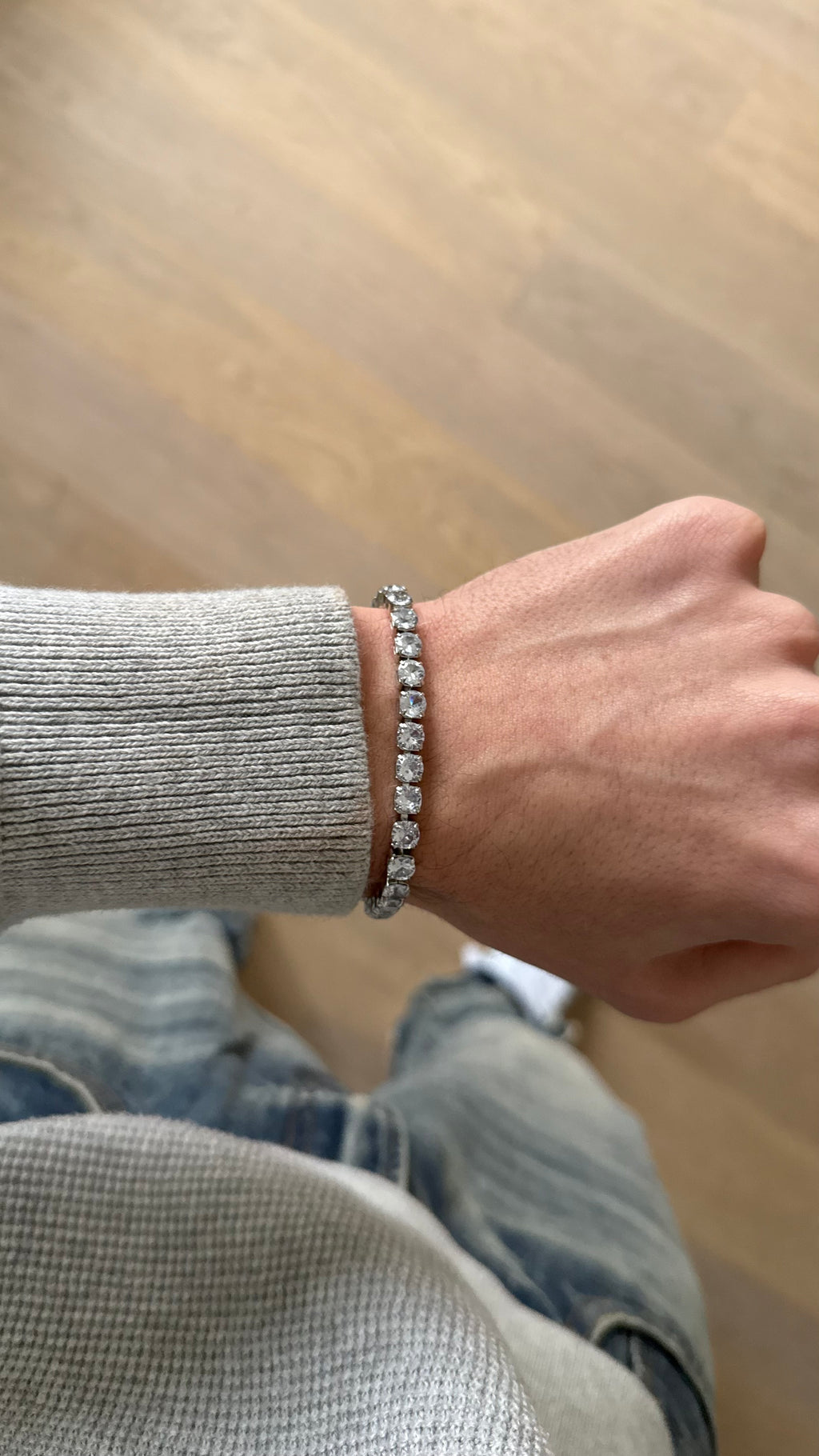 Small tennis bracelet