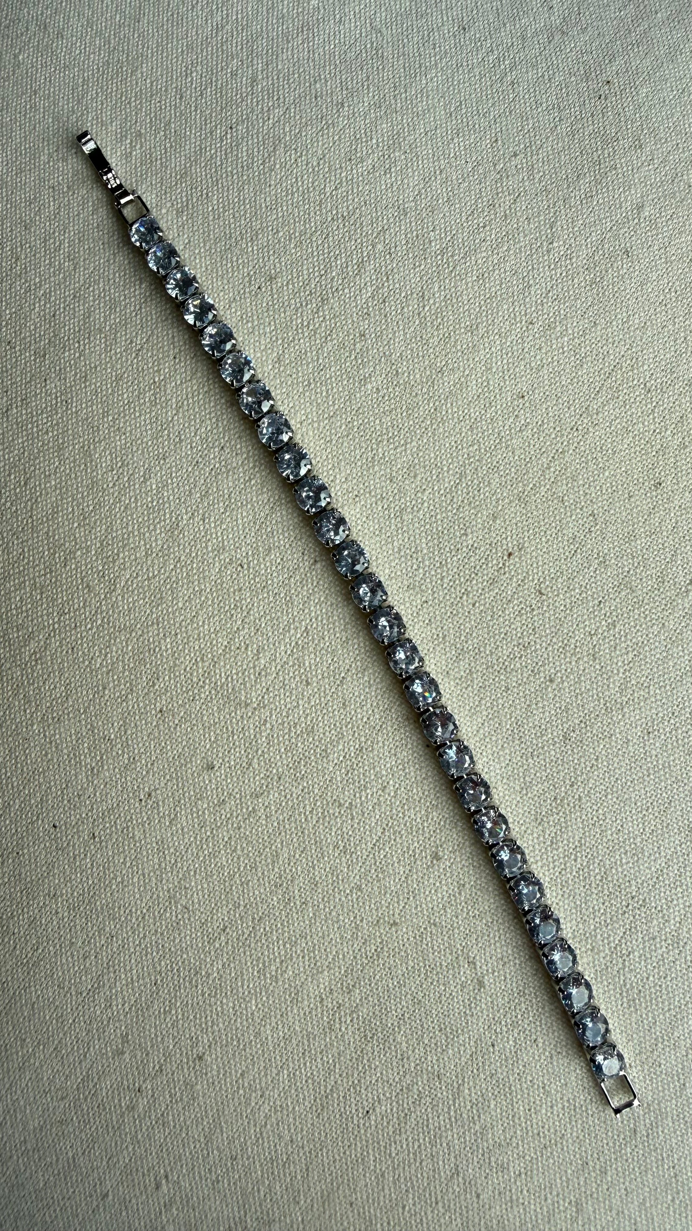 Small tennis bracelet