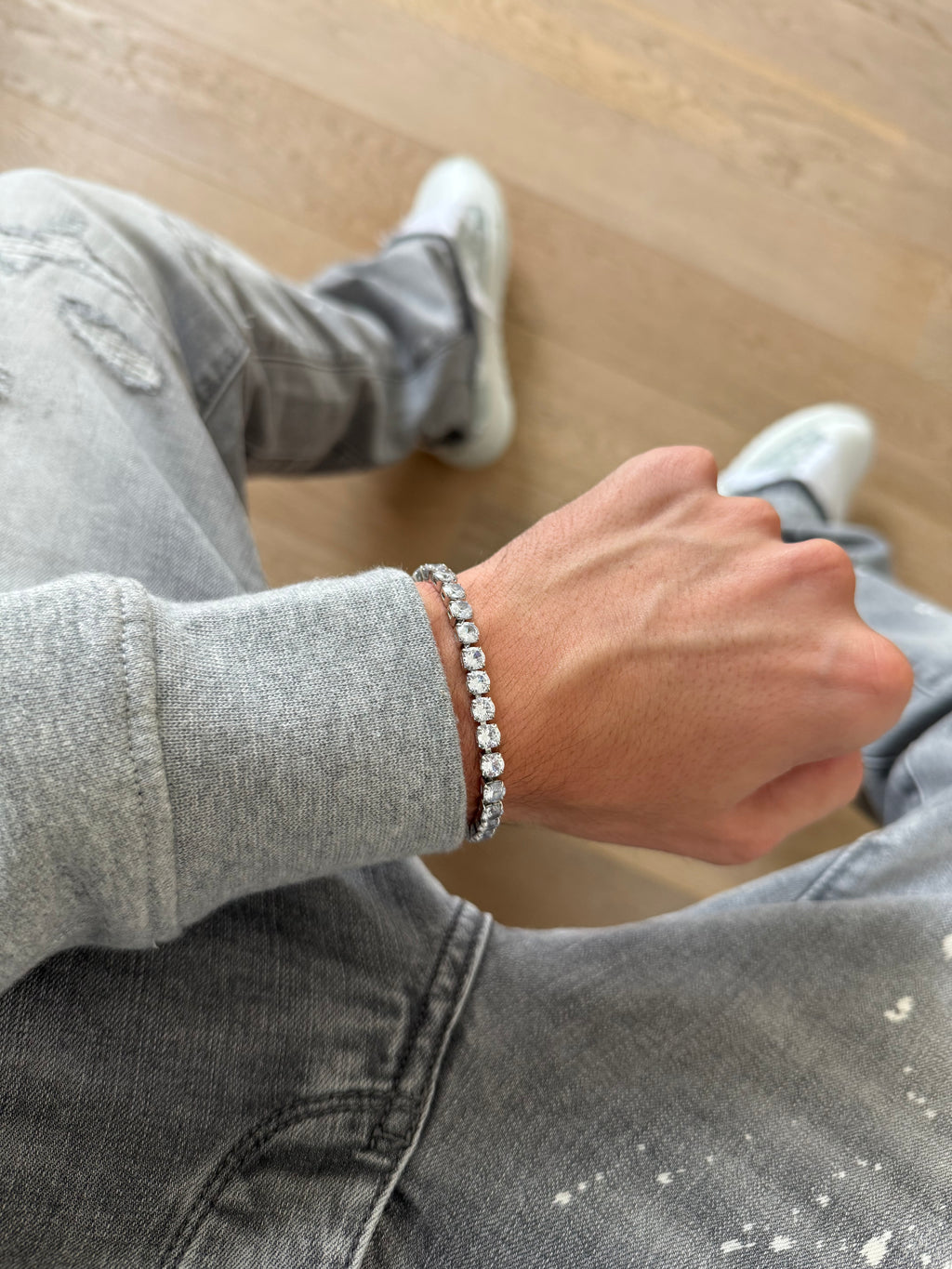 Small tennis bracelet